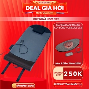 Đệm massage toàn thân công nghệ massage khí nén Shiatsu 3D Homedics BM-AC108HJ