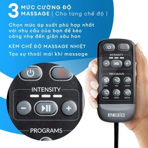 Đệm massage toàn thân công nghệ massage khí nén Shiatsu 3D Homedics BM-AC108HJ