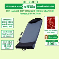 Đệm massage toàn thân công nghệ khí nén 3D Shiatsu Homedics BM-AC108HJ HTBeauty, massage chuyên sâu vùng lưng cột sống