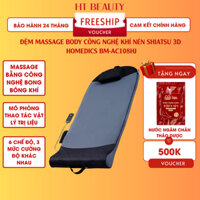 Đệm massage toàn thân công nghệ khí nén Shiatsu 3D Homedics BM-AC108HJ HTBeauty massage sâu vùng lừng giảm đau cơ