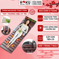 Đệm Massage Toàn Thân Đa Năng HOKU - Massage Vai, Cổ, Eo, Lưng, Bắp Chân, Chân Và Gối Massage TMS01