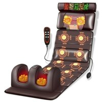 Đệm Massage toàn thân Hồng ngoại cao cấp KO148 Xoa bóp đảo chiều, Chườm nóng Thảo Dược, Rung Massage Tần Số Cao