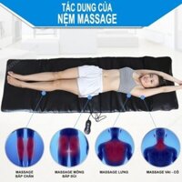 đệm massage toàn thân hồng ngoại 9 bi
