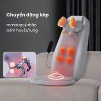 Đệm massage toàn thân JC-21 ALOTA, nệm ghế rung điện từ, máy mát xa hồng ngoại giảm đau nhức