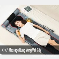 Đệm massage toàn thân, nêm massage mát xa toàn thân giảm mỏi cơ thể cho người nằm nhiều, người đau mỏi