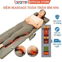 Đệm Massage Toàn Thân Trị Liệu Beame BM-N94, Rung Chườm Nóng Thảo Dược, Xoa Bóp Đảo Chiều