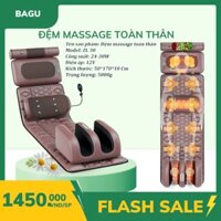 Đệm Massage toàn thân Z24 và Z30 , đệm kèm gối xông thảo mộc, massage cổ vai gáy và massage chân, nệm massage toàn thân