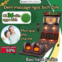 Đệm Massage Toàn Thân Zlife Tích Hợp Ngọc Bích Massage Lưng Trị Liệu, Máy Massage Toàn Thân Tại Nhà