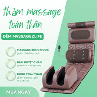 Đệm massage toàn thân Zlife z30,z24 Ghế nệm thảm mát xa, Máy massage lưng và cột sống cổ vai gáy