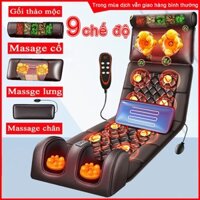 Đệm massage toàn thân,đệm mát xa toàn sưởi ấm 3D,máy massage vùng chân thân loại da cao cấp thúc đẩy tuần hoàn máu