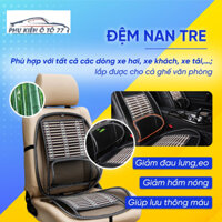 Đệm nan tre cao cấp lót ghế ô tô xe hơi thoáng mát - Đệm trúc để ghế văn phòng chống mỏi lưng KHO SỈ TOÀN QUỐC