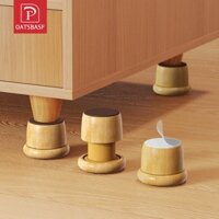 Đệm nâng OATSBASF bằng gỗ nguyên khối chống trượt có thể điều chỉnh chiều cao đồ nội thất