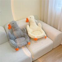 Đệm nệm lót ghế ngồi văn phòng tựa lưng thư giãn hình ngỗng thú bông đáng yêu, GHẾ BỆT TỰA LƯNG SIÊU ÊM
