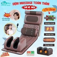 Đệm Nệm Mat Xa Toàn Thân Cao Cấp Thế Hệ Mới Sử Dụng Nhiệt Hồng Ngoại Massage Cổ, Vai, Gáy, Lưng, Chân Giảm Đau Mỏi Nhanh