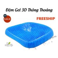 Đệm Ngồi 3D Thoáng Khí, Đệm Kê Mông Gel Tổ Ong Lót Ghế Ngồi Văn Phòng, Làm Việc,Ghế Trên Ô Tô Mystore247