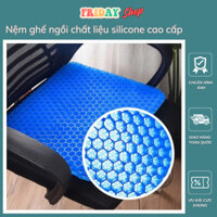 Đệm Ngồi Chất Liệu Silicone 2 Lớp Thoáng Khí - Đệm Lót Ghế Ngồi Ô Tô Cao Cấp Cấu Trúc Tổ Ong Đàn Hồi