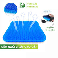 Đệm ngồi êm mông cao cấp, nệm gel lót ghế HSON bảo vệ cột sống dành cho người hay ngồi làm vi