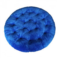 Đệm ngồi ghế papasan - Xanh dương - 1m