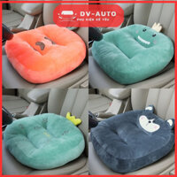 Đệm ngồi lót mông hình thú bông cao cấp bằng bông dễ thương, đệm lót ghế tăng chiều cao khi lái xe by DV AUTO