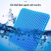 Đệm ngồi silicon 3D thoáng khí lót mông thích hợp cho ghế văn phòng và thiền chống mỏi ê và thâm mông