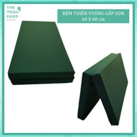 [Đệm ngồi thiền] Đệm ngồi thiền vuông 60 x 60cm - Gấp gọn 30 x 60 cm - The Yogis' Shop