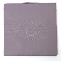 Đệm ngồi thiền vuông Tọa cụ Thiên Nhiên Tâm - Xám