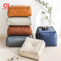 Đệm Ngồi Vuông Vải Cotton Lanh Nhiều Màu, Lót Hạt Xốp Trang Trí Phòng Khách Và Phòng Trà