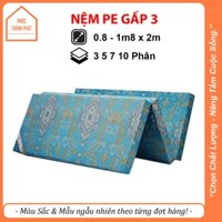 Đệm PE Mút Xốp Dày 10cm Siêu Nhẹ Nệm PE Bông Ép Gấp 3 Nệm Sinh Viên Giá Rẻ Hàng Sẵn SLL