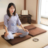 Đệm Phật xơ dừa đàn hồi cao, bồ đoàn tọa cụ ngồi thiền tụng kinh niệm không xẹp lún