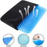 Đệm Silicon 2 Lớp 3D Hệ Mới Nặng 900G, Êm Ái, Mềm Mại, Thoáng Khí, Tuần Hoàn Cho Người Ngồi Lâu Pk Thái Dương