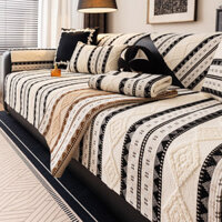 Đệm Sofa Da Thật Cao Cấp 2025 Mùa Mới Đệm Ghế Cố Định Chống Trượt Đa Năng Bọc Sofa Mùa Thu Đông Khăn Sofa