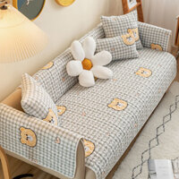 Đệm Sofa Dễ Thương Tươi Mát, Bọc Sofa Chống Trượt Tất Cả Các Mùa, Bộ Đệm Ghế Đầy Đủ U66G
