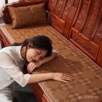 Đệm Sofa Gỗ Đỏ Mùa Hè Thoáng Mát Thảm Dày Đệm Ghế Sofa Phong Cách Trung Hoa Đệm Ghế Gỗ Rắn Thảm Rattan Dày BHLM