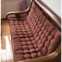 Đệm sofa gỗ nguyên khối dày dặn, có thể tháo rời và giặt được, đệm ghế thông dụng bốn mùa, đệm ghế gấp, đệm ngồi sofa gỗ kiểu cũ WKBZ