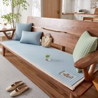 Đệm Sofa Gỗ Nguyên Khối Mùa Hè Cool Peas, Thảm Sofa, Vỏ Sofa Gỗ Hồng, Đệm Sofa Lụa Đá Cao Cấp Mát Mẻ