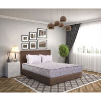 Đệm Sông Hồng siêu nảy Fiber vỏ gấm chần gấp 2 mảnh - Đệm Foam