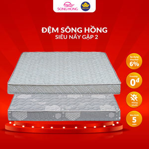 Đệm Sông Hồng Siêu Nẩy gập 2 120x190x20cm