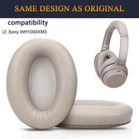 Đệm Tai Nghe Thay Thế Bằng Cao Su Non Bọc Da Chống Ồn Cho Sony WH-1000XM3 (WH1000XM3)