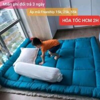 Đệm TOPPER  Nệm Cuộn Trải Sàn Ngủ Gấp Gọn Kích Thước 1m đến 2m2.