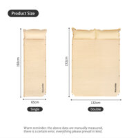 Đệm tự bơm hơi kèm gối D01 NatureHike CNK2300DZ014 (mẫu năm 2023)