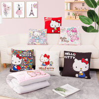 Đệm tựa hai mặt hoạt hình đa năng sofa chăn bông phòng khách hellokitty hoạt hình tùy chỉnh gối ôm