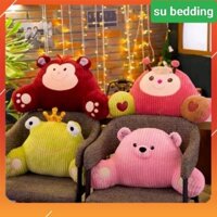 Đệm tựa lưng ghế văn phòng ,tựa lưng eo ghế xe hơi , gối tựa lưng hình thú ngộ nghĩnh  trang trí ô tô văn phòng