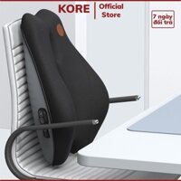Đệm Tựa Lưng Massage điện KORE84 ngồi ô tô, văn phòng chất liệu cao su non êm ái giảm mỏi lưng