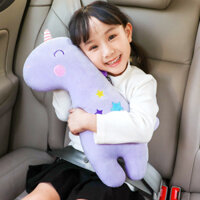 Đệm vai dây an toàn ô tô sáng tạo dễ thương chống bóp, cố định điều chỉnh cho trẻ em ngủ, bọc dây an toàn ô tô