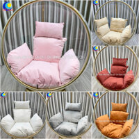 Đệm Xích Đu Trong Ngang 1m1 KÈM GỐI Nhiều Màu Chọn, Đệm Bông Êm Ái Nềm Mại Cho Xích Đu