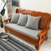 Đệm Xốp Lót Ghế Gỗ / Sofa Chống Trượt Màu Trơn Tháo Rời Được