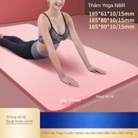 đệm yoga im lặng, đệm chống trượt, đệm nhảy tập thể dục thể thao gia đình, đệm dây nhảy dày và rộng, đệm nhảy yoga