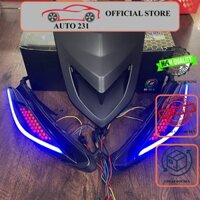 Demi Audi Lưới Tổ Ong Exciter 135 - Freeship - Gắn như ZIN , Chỉnh màu qua App điện thoại