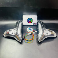 Demi xi nhan xe FUTURE LED 125 đèn led audi i8 chỉnh màu bằng điện thoại