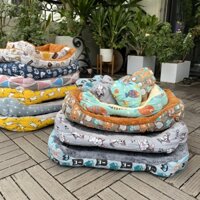 Đệm(Nệm) lông hình chữ nhật cho thú cưng, có thể dùng kết hợp thảm mùa hè, đệm chó mèo (mappetshop)